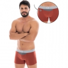 Kit 3 Cuecas Boxer Com Bolso Algodão 