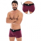 Kit 3 Cuecas Boxer Com Bolso Algodão 