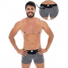 Kit 5 Cuecas Boxer Com Bolso Algodão