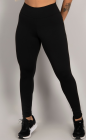 Calça Legging Térmica Peluciada Cós Alto Preto