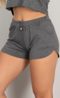 Short Fitness Feminino Detalhe em Cadarço