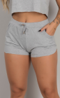 Short Fitness Feminino Detalhe em Cadarço