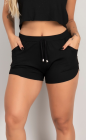 Short Fitness Feminino Detalhe em Cadarço