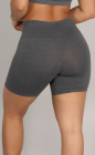 Short Fitness Básico Meia Coxa Cinza