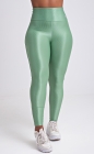 Calça Legging Verde Claro com viés Acetinada