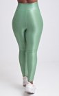 Calça Legging Verde Claro com viés Acetinada