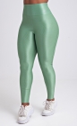 Calça Legging Verde Claro com viés Acetinada