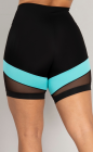 Short Fitness Move Detalhe em Tule Cintura Alta