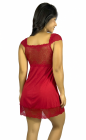 Camisola com Renda e Alças diferenciadas Vermelho