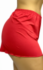 Short Doll com Pala Rendada sem bojo Vermelho