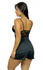 Short Doll com Pala Rendada sem bojo Preto