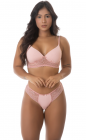 Conjunto Soft Lingerie Com Detalhe Em Renda