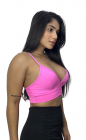 Top Fitness Alcinha Feminino Poliamida