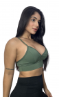 Top Fitness Alcinha Feminino Poliamida