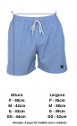 Short Masculino Básico Urban King Azul Claro