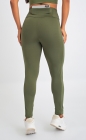 Calça Legging Fitness Com Bolso Verde - Essentials