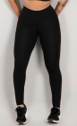 Calça Legging Fitness Poliamida Básica Preta