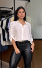 Camisa Viscose Off White