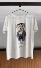 Camisa T-Shirt Algodão Urso Feminina Branca 